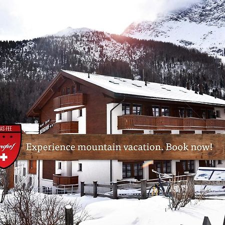 Bed and Breakfast Berghof Garni - The Dom Collection Saas-Fee Exterior foto