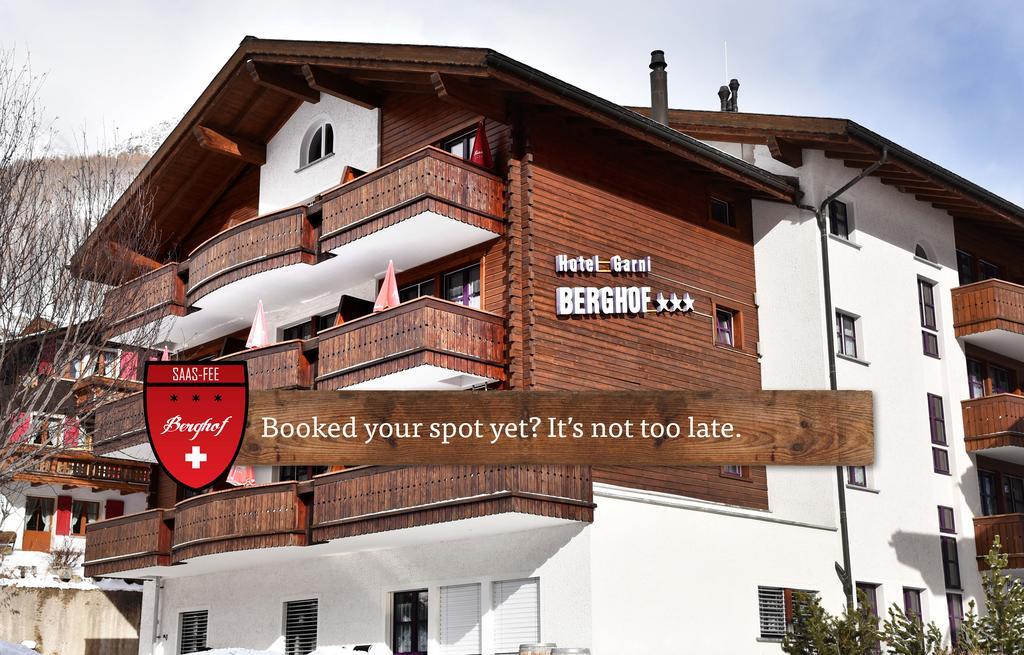 Bed and Breakfast Berghof Garni - The Dom Collection Saas-Fee Exterior foto