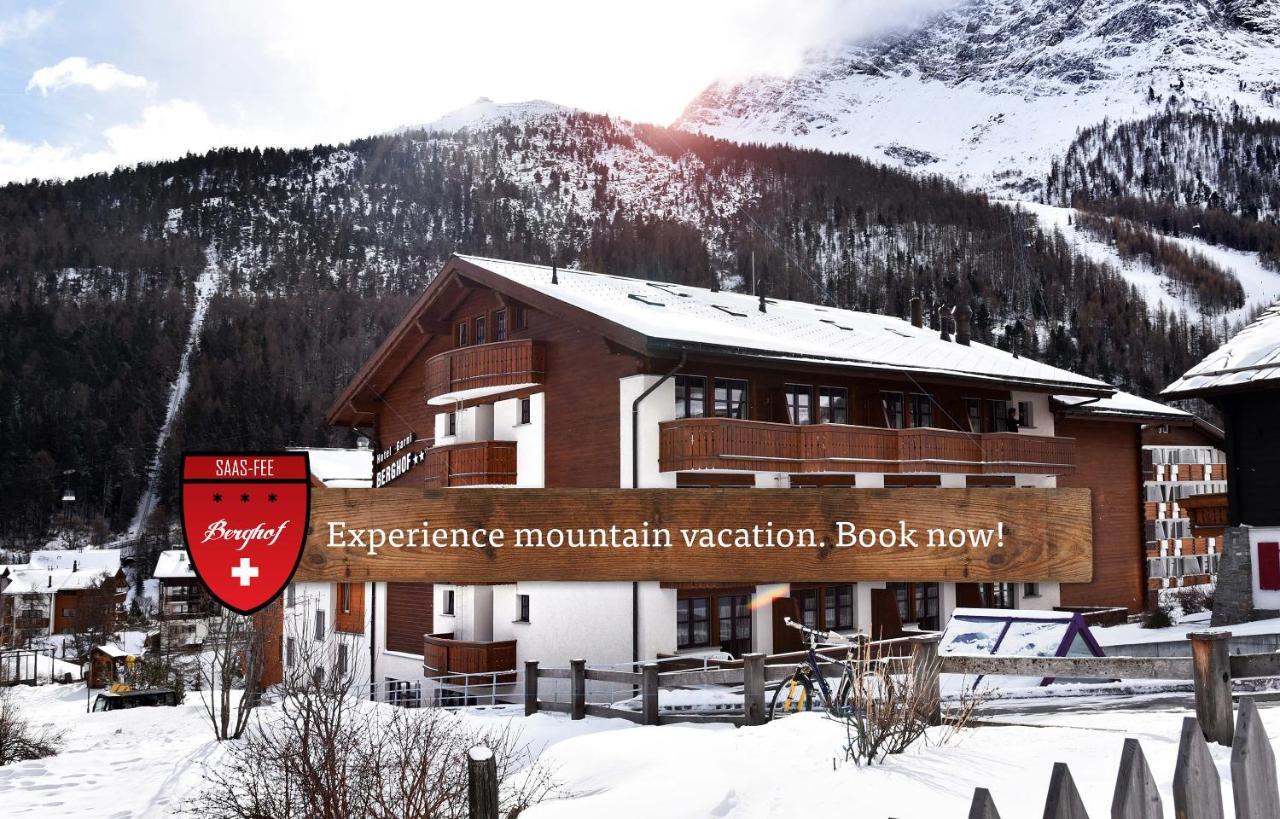 Bed and Breakfast Berghof Garni - The Dom Collection Saas-Fee Exterior foto