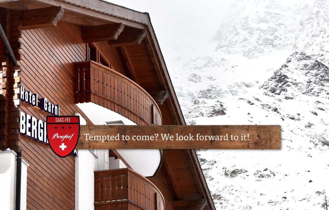 Bed and Breakfast Berghof Garni - The Dom Collection Saas-Fee Exterior foto